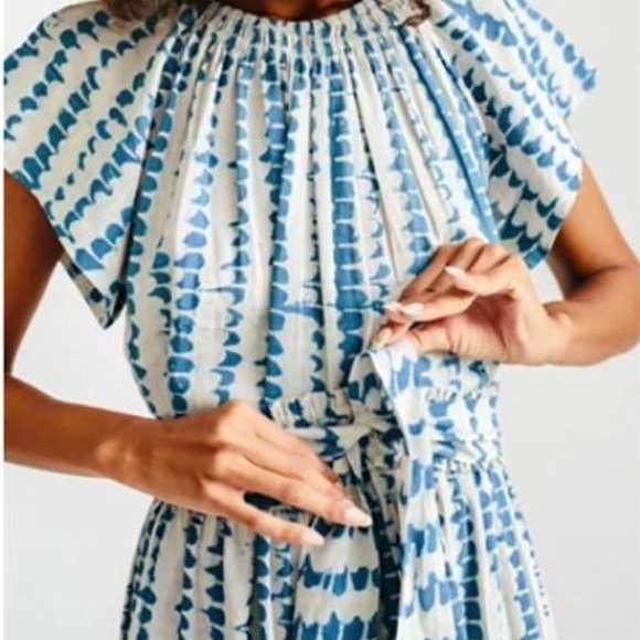 Free People Vienna Maxi Dress in Indigo Stripe from Mirth Caftans - Picture 5 of 10